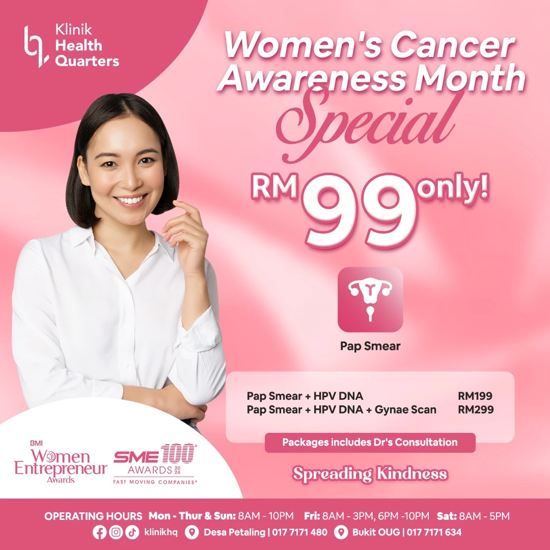 Pap Smear  Only RM99!